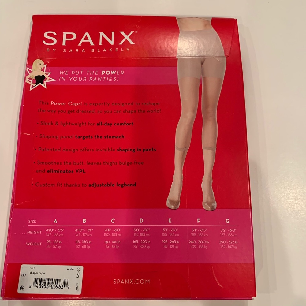 Spanx Power Capri - Nude - NEVER WORN - Picture 3 of 3